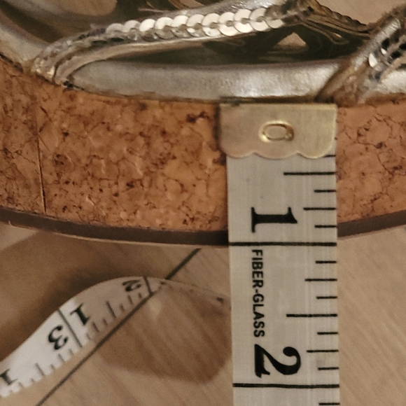 3/$40- Cork Wedge sandals, size 8.5 - Picture 8 of 8